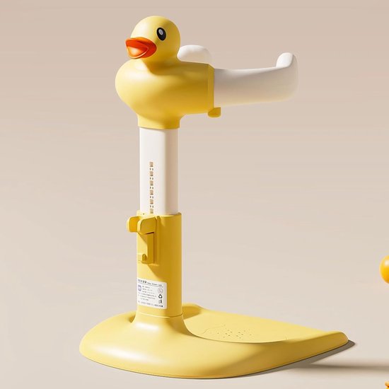 Baby Douche Steun - Baby Sta Hulp - Veilig Baden - Verstelbare Hoogte - 6-24 Maanden - Geel — afbeelding 2