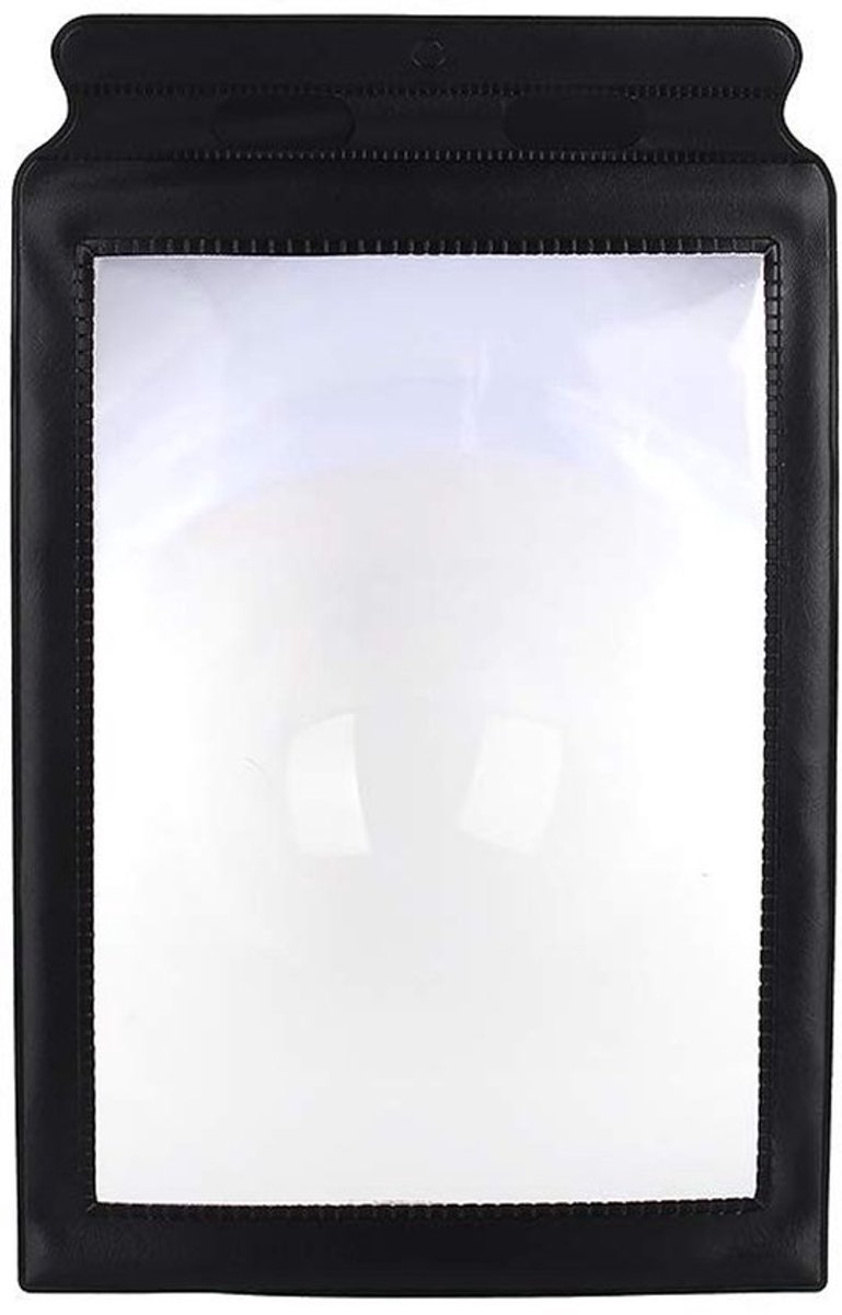 Dailygoods- Vergrootglas 3x vergroting - A4 formaat - Flexibele leesstandaard