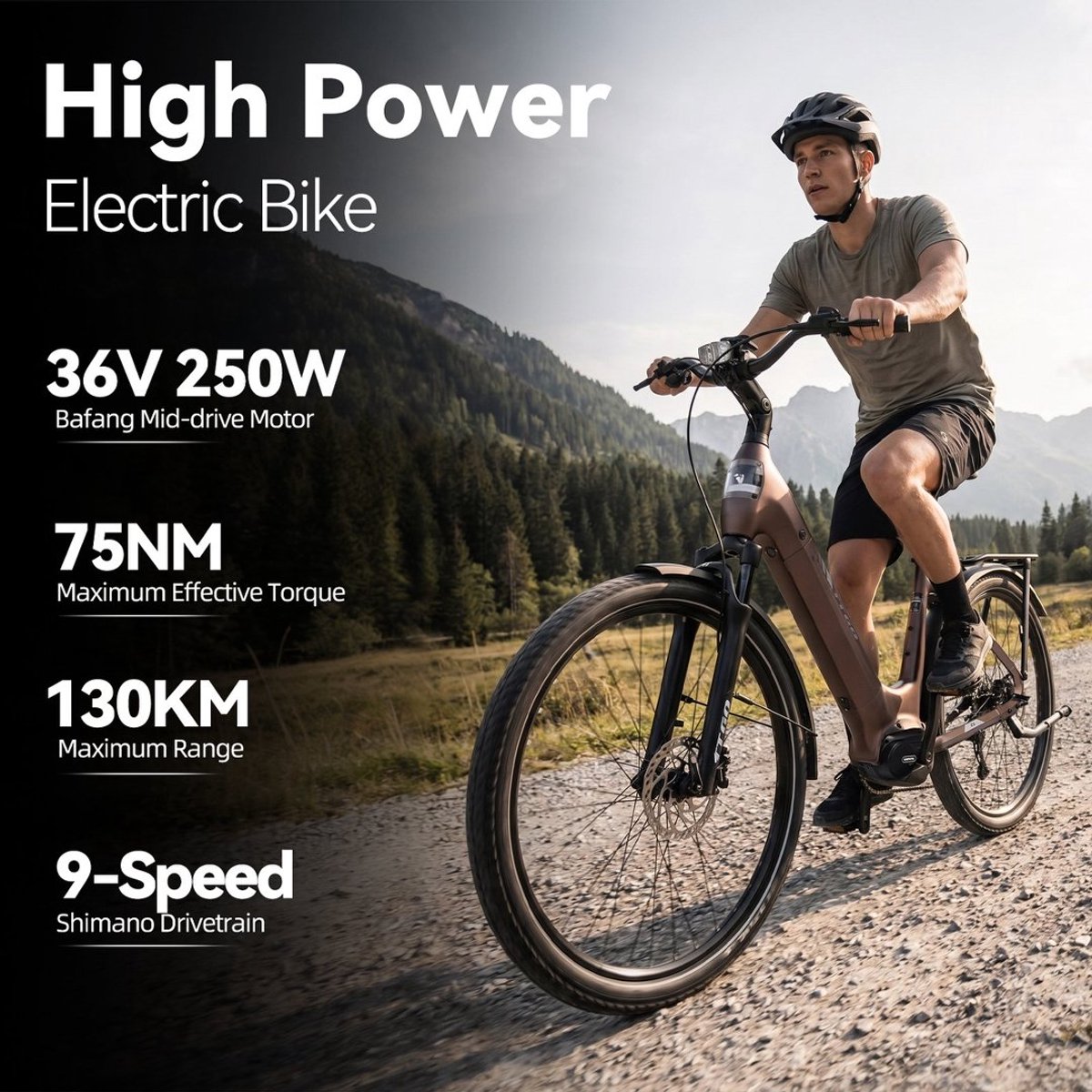 Sencycle Europe Sp. z o.o. Elektrische Fiets TTGO Z5 - 36V18Ah Accu - 27.5 Inch Banden - Max Snelheid 25km/u - Max Bereik 110-130km thumbnail 4