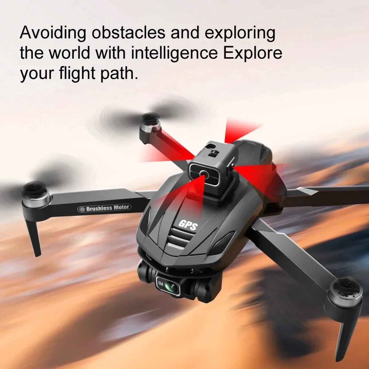 V168 Drone - Pro Max - 8K - 5G - Gps - Professionele - Hd Luchtfotografie - Dual-Camera - 25 minuten vliegtijd - 1 KM bereik - 5GHz Wifi FPV -1 click return- GPS - 8K camera's - 1 batterij - Zonder Vliegbewijs thumbnail 4