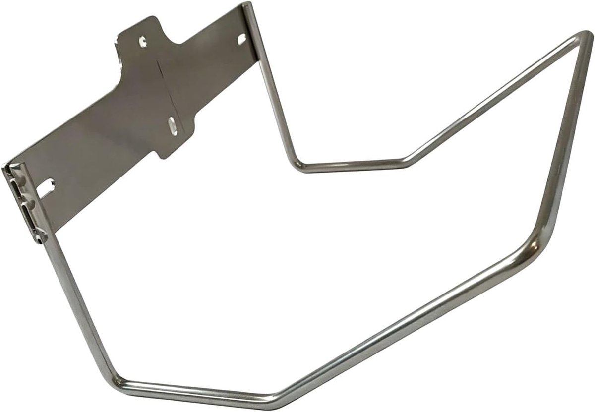 Ladderhouder - Muurbeugel Opslag - Veilige Opslag - Roestvrij Staal - 21x20x11 cm - Meerkleurig