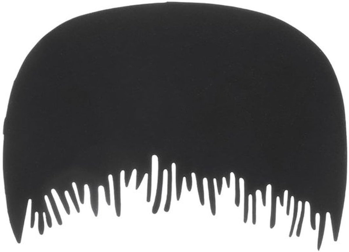 Haaropbouwvezels - Baardgeleider - Natuurlijke look - Zwart - Haarlijnvormer - Ideaal voor mannen en vrouwen - 6 stuks