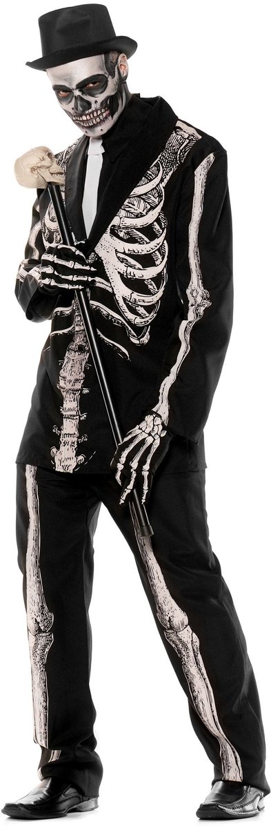 Gentleman Skelet Kostuum - Halloween horrorkostuum