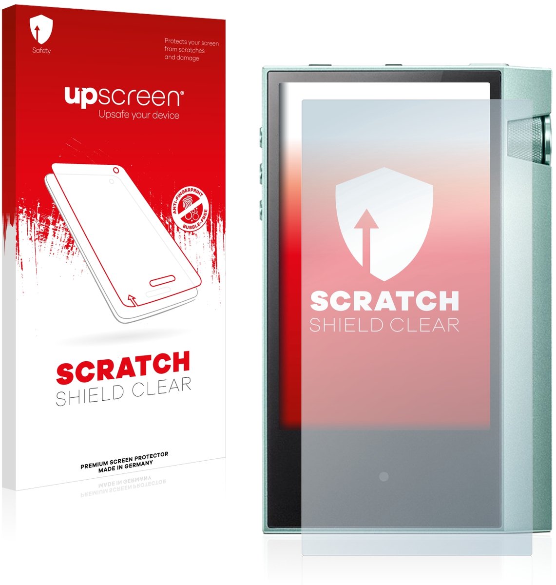 upscreen - Screenprotector voor Astell&Kern AK70 - Folie Beschermfolie transparant