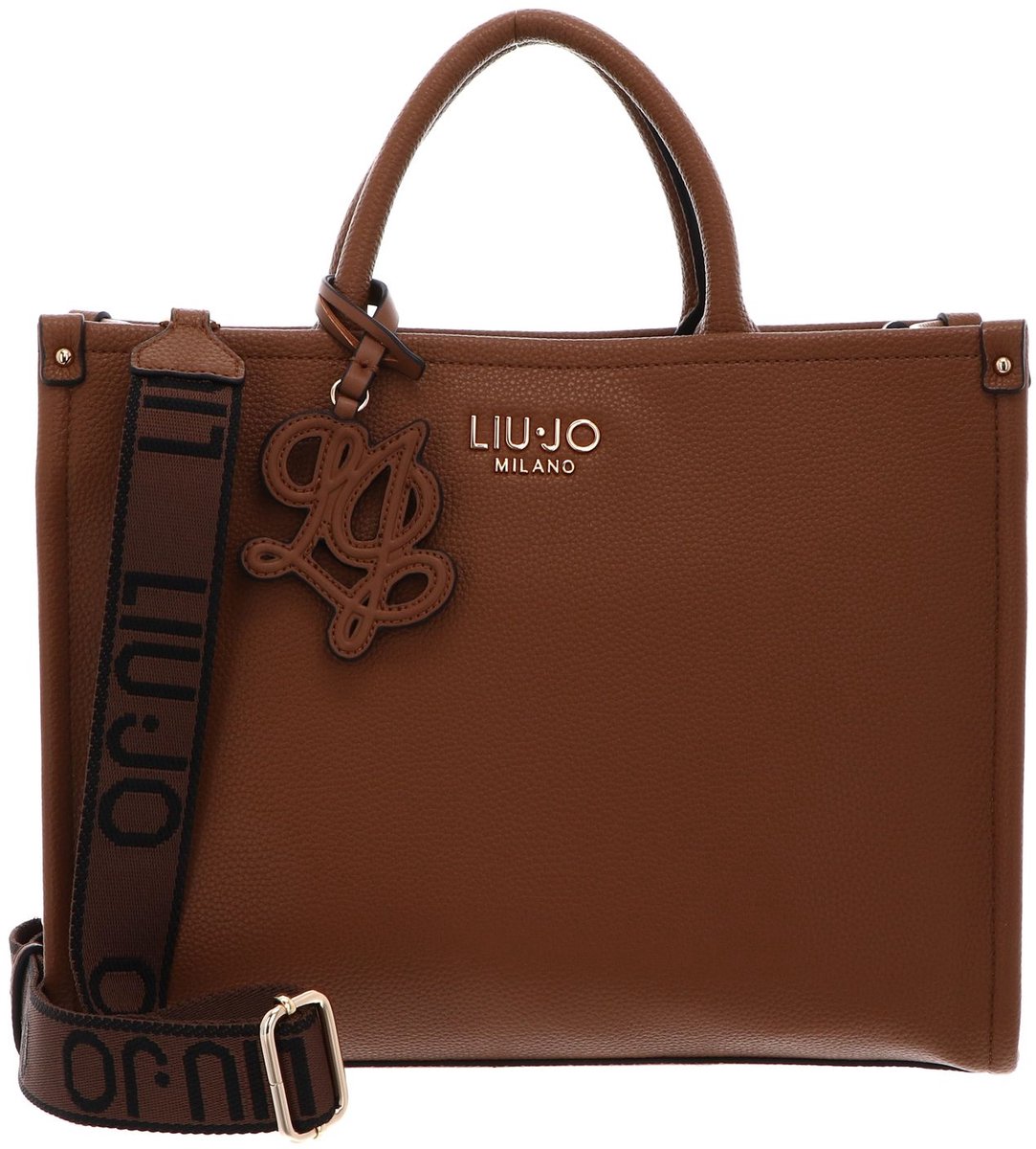 LIU JO handtas schoudertas Ridhi ECS Tote Bag Suede bruine