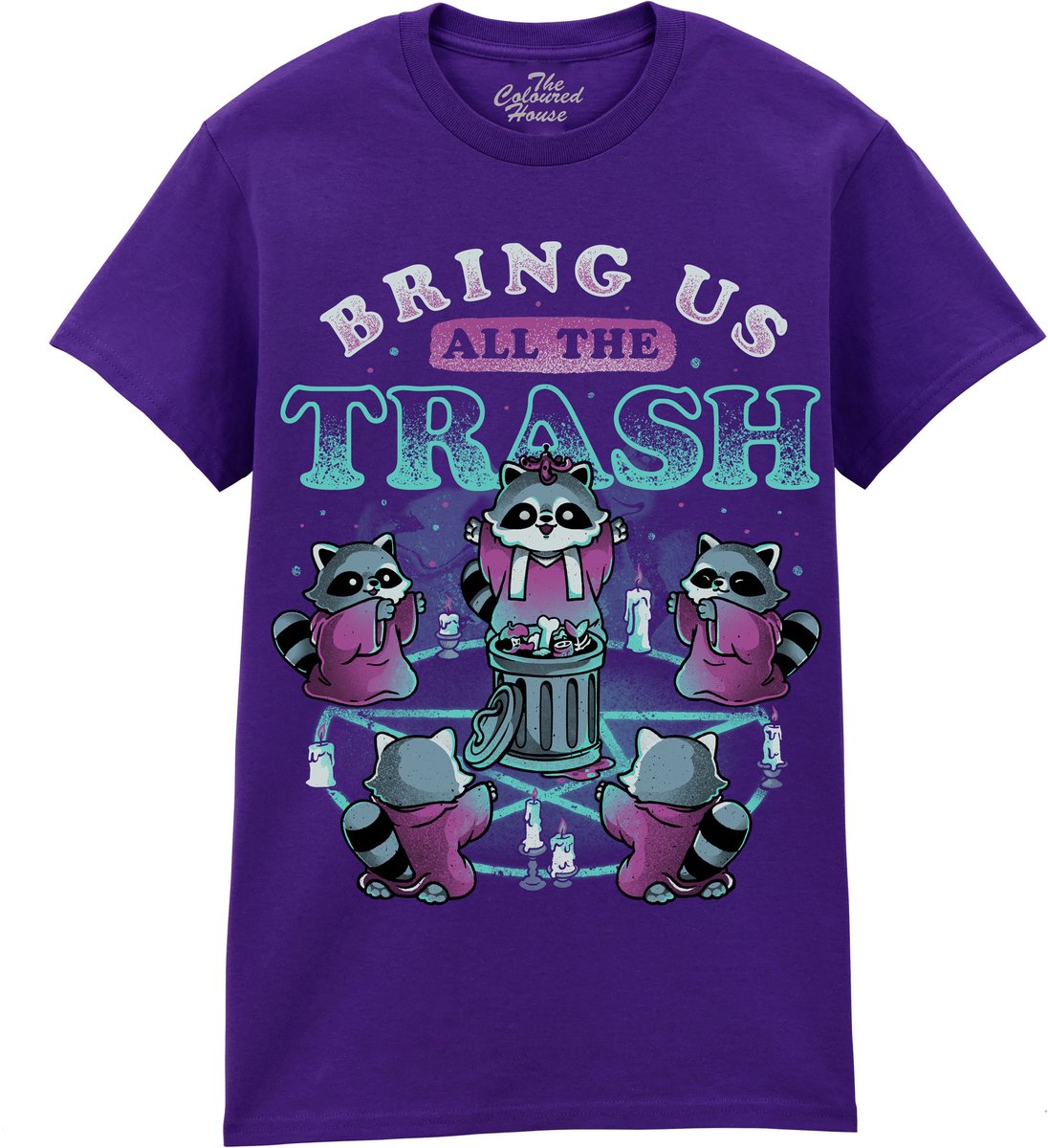 Wasbeer Bring Us All The Trash The Coloured House T-shirt XL