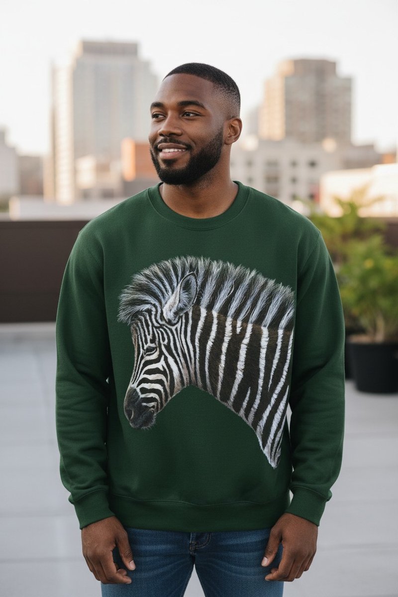 Zebra Foal The Coloured House Sweater M