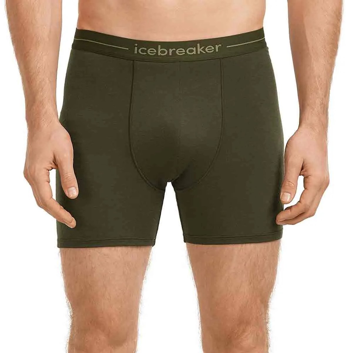 Icebreaker Anatomica Boxers Groen,Grijs 2XL Man