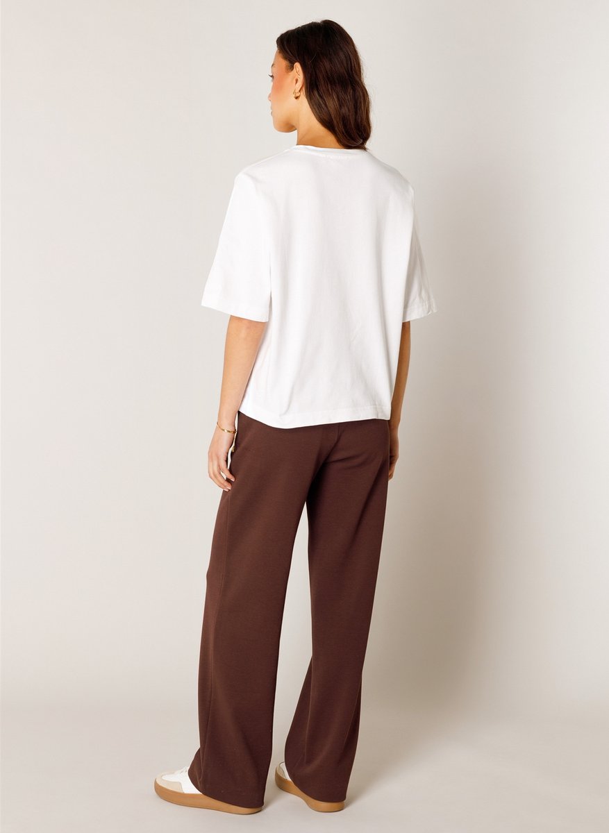 BASE LEVEL Noa Jersey Shirts - White - maat 42