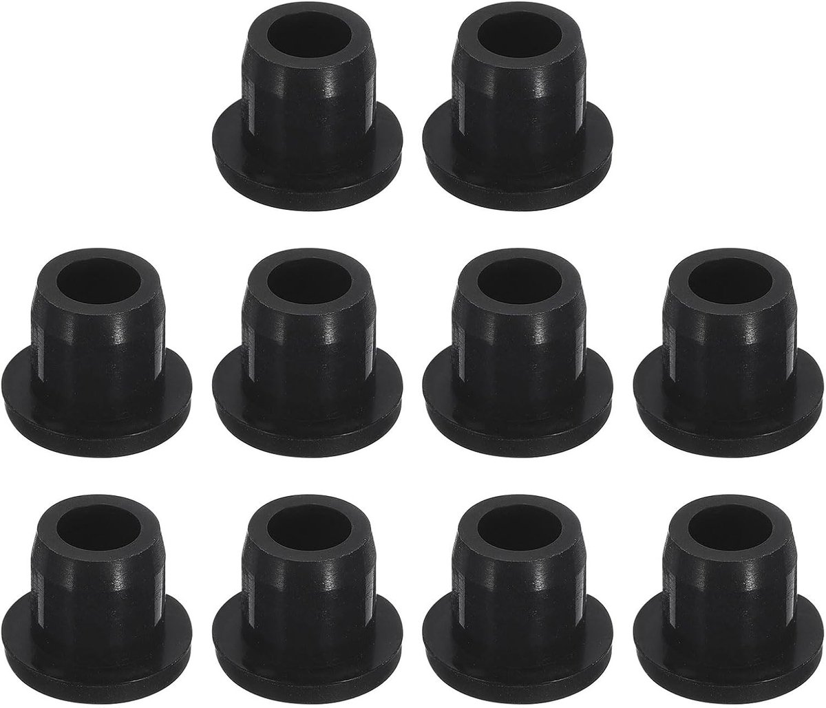 10 Stuks Waterdichte Rubber Stoppen voor Boorgaten van 11 mm - Ideaal voor Afsluiting en Bescherming