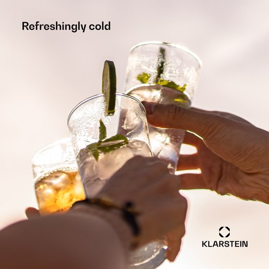 Klarstein Eiszeit Crush Ijsblokjesmachine - 2 Formaten - Crushed ice - Zilver van Klarstein — afbeelding 3