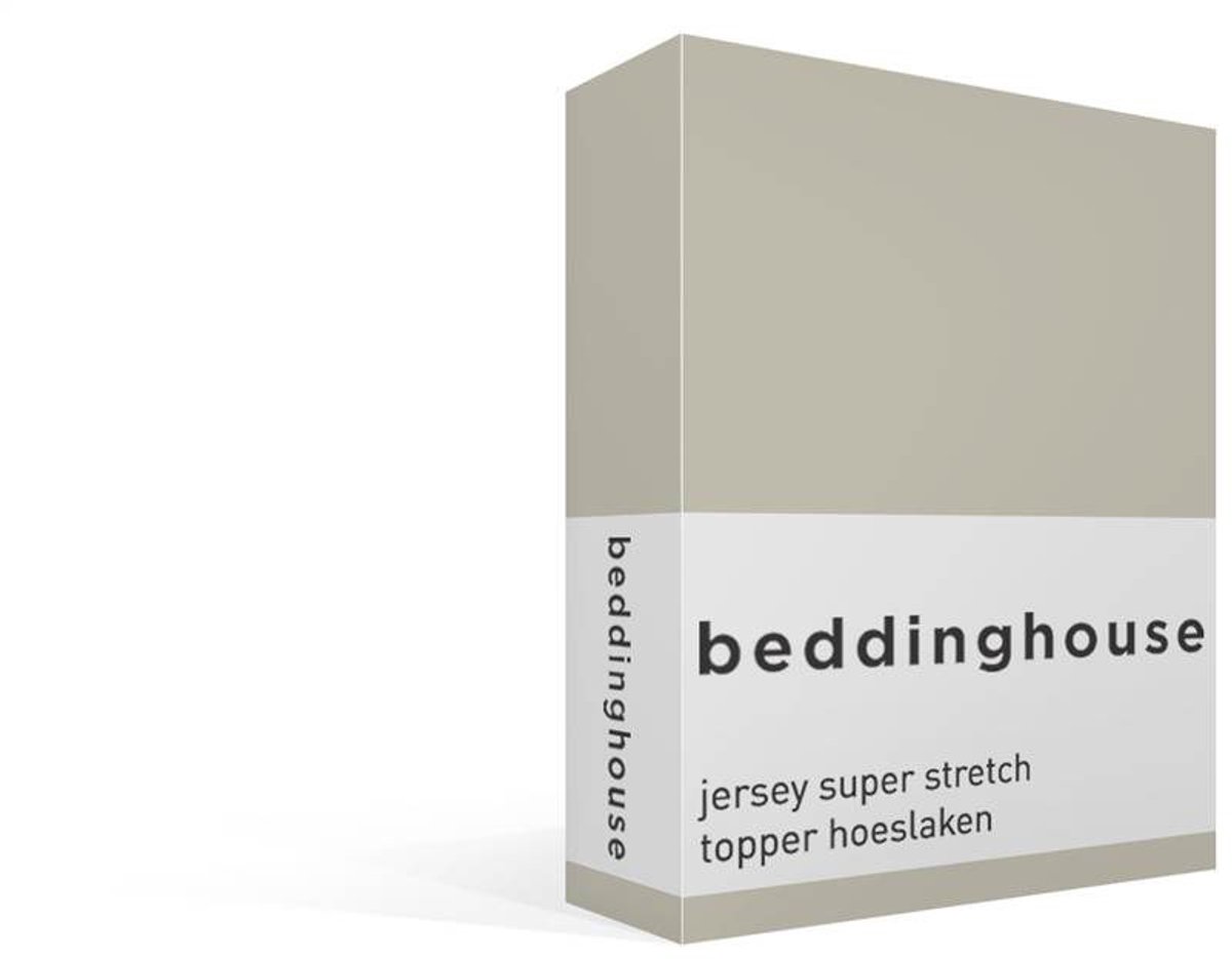Beddinghouse katoen - Topper Hoeslaken - 160 x 200/220 cm Pocket depth: 25 cm - Zand