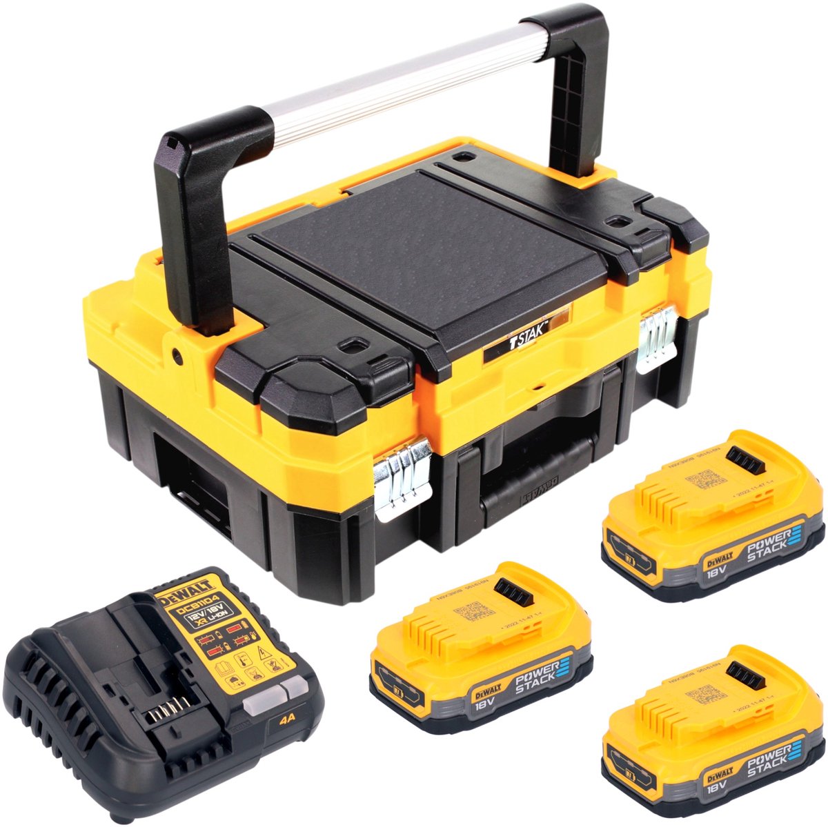 DeWalt DCBP 034 Powerstack-accu 18 V 1,7 Ah / 1700 mAh XR Li-Ion - met laadniveau-indicator