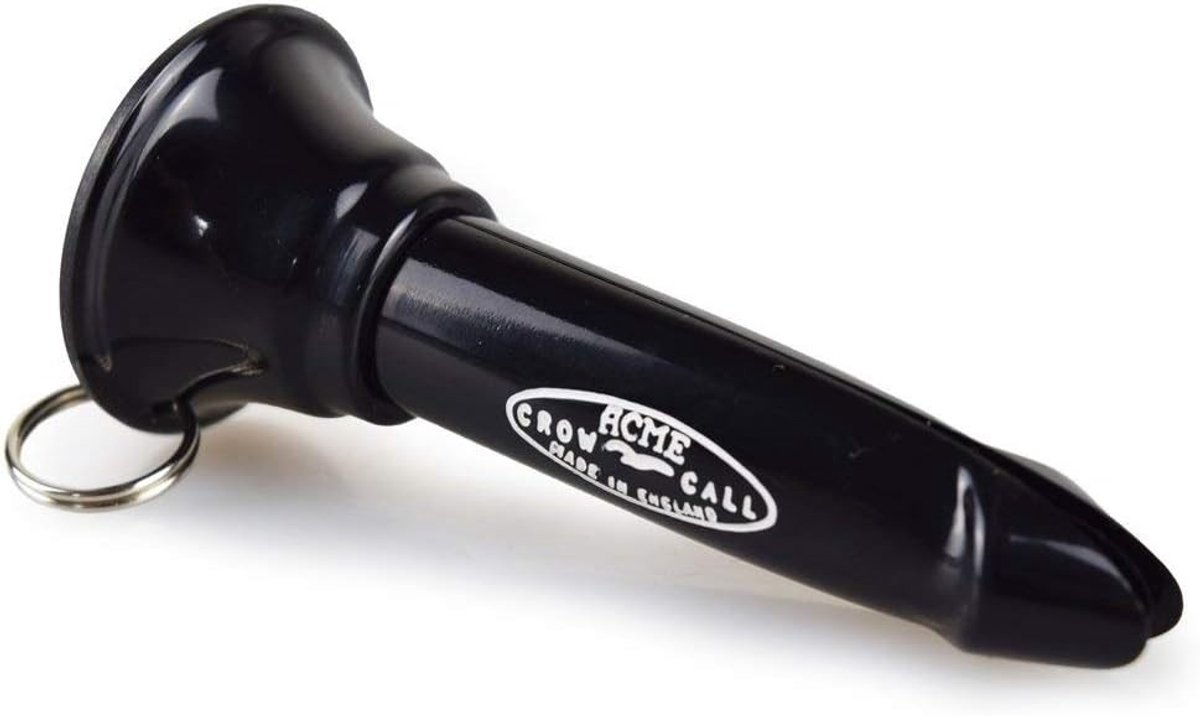 Ultrasoon hondenfluitje - Zwart - 7 cm - Compacte kraaienlokfluit van duurzaam materiaal - Voor jacht en training