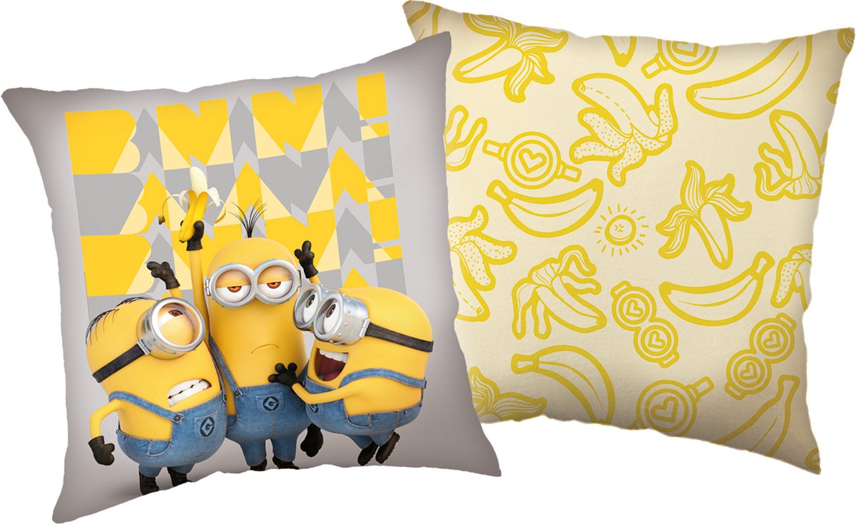 Minions Sierkussen - Crazy Mood - 40 x 40 cm - Polyester