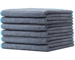 Kemes Microvezeldoeken Auto 6 stuks 380 g/m² 40x40 cm Reinigingsdoek voor huishouden, ramen en autoverzorging - ShopVlot