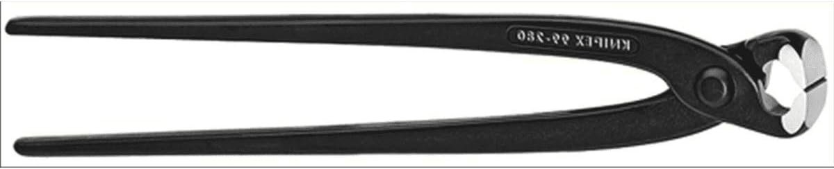 Tang - Kniptang - Draad Lussen - Speciaal Gereedschapstaal - 22 cm - Zwart Zilver