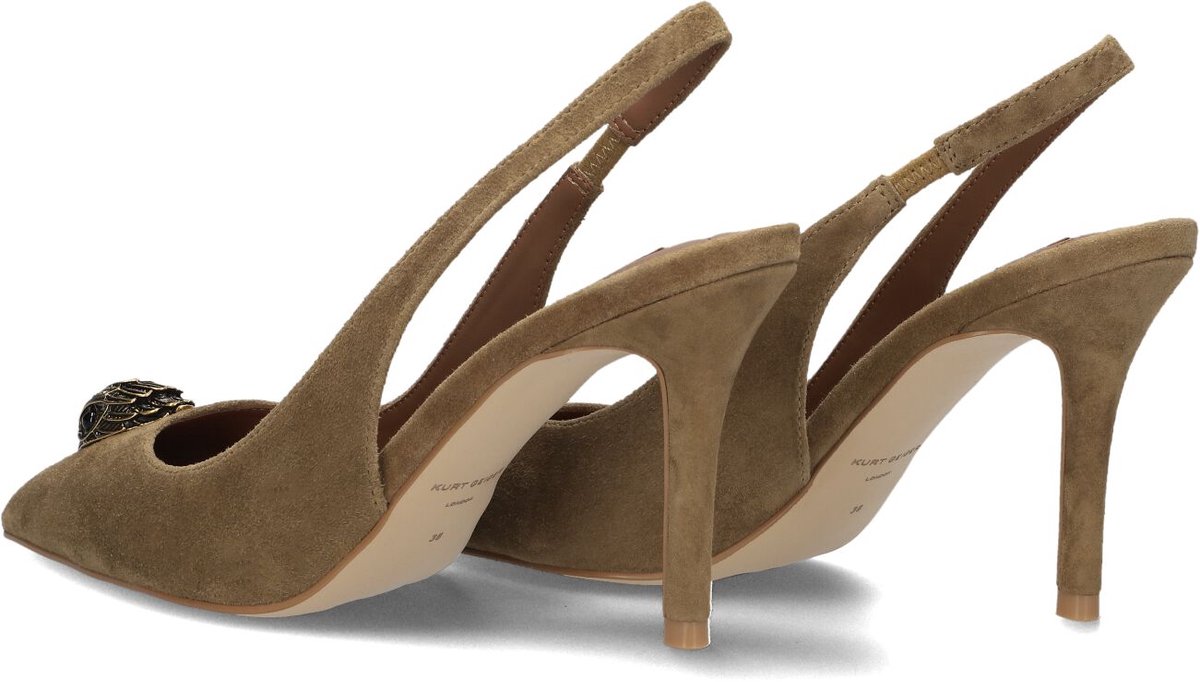 Kurt Geiger London Belgravia Sling Hakken Dames - Taupe - Maat 37