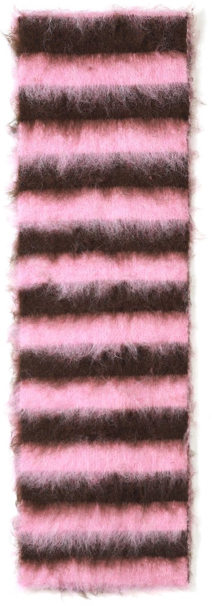 Wintersjaals met strepen, casual, polyester, dagelijkse accessoires - Roze