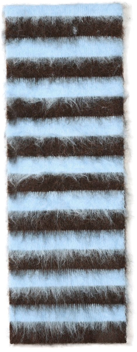 Wintersjaals met strepen, casual, polyester, dagelijkse accessoires - Blauw