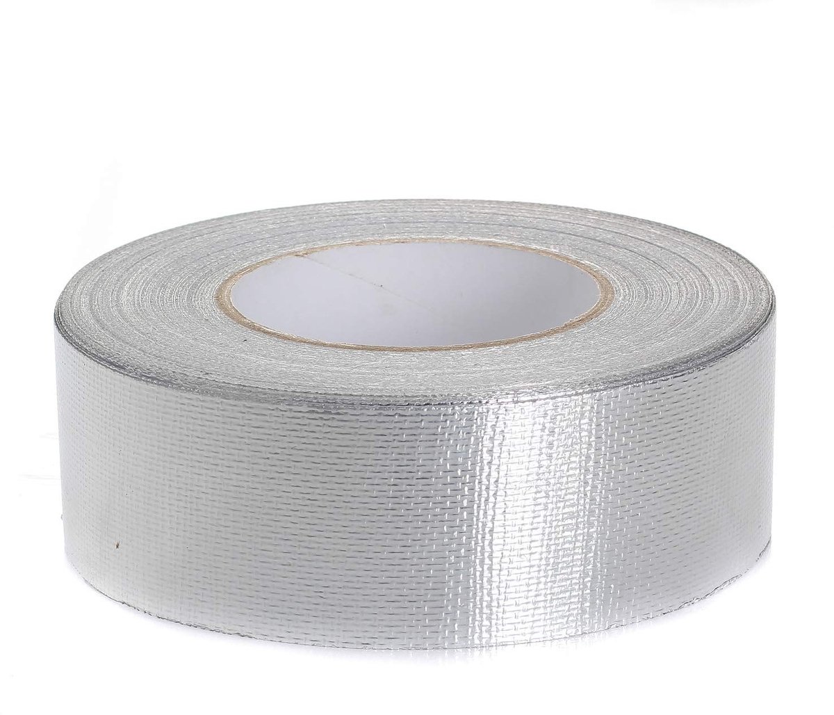 Aluminium Plakband 50mm x 50m, Versterkt met Glasvezel, Zelfklevend Isolatietape voor HVAC Reparatie en Bescherming van Droogmachines