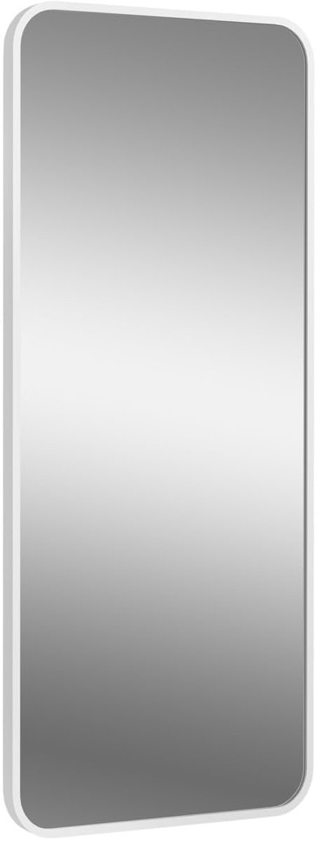 Famanu Wandspiegel in wit, 40 x 100 cm, spiegel in volledige lengte met MDF-houten frame, moderne gangspiegel en kleedspiegel