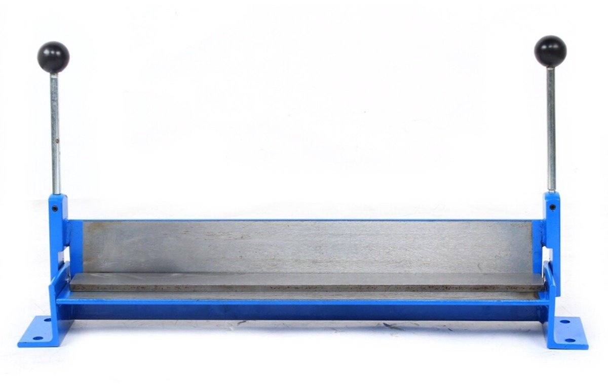 Handmatige plaatbuiger 460 mm - tot 0,8 mm - 0 tot 90 graden - blauw