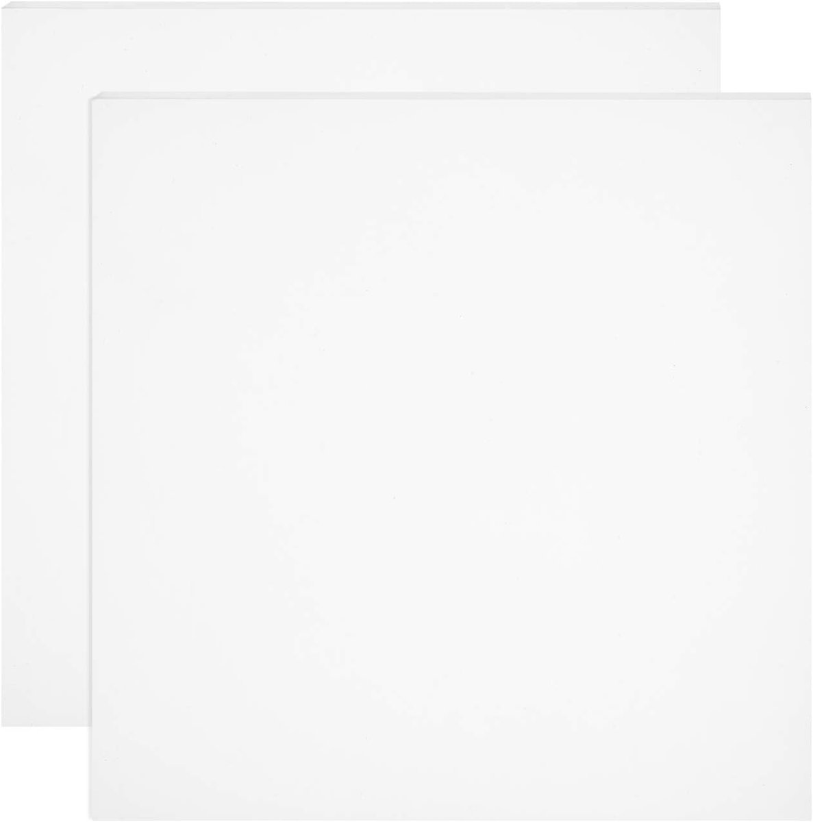 2 Stuks Witte Siliconen Rubber Plaat 250x250x1mm voor Hoge Temperatuur, Geschikt voor Gasket en Seals, Ideaal voor Doe-Het-Zelf Projecten