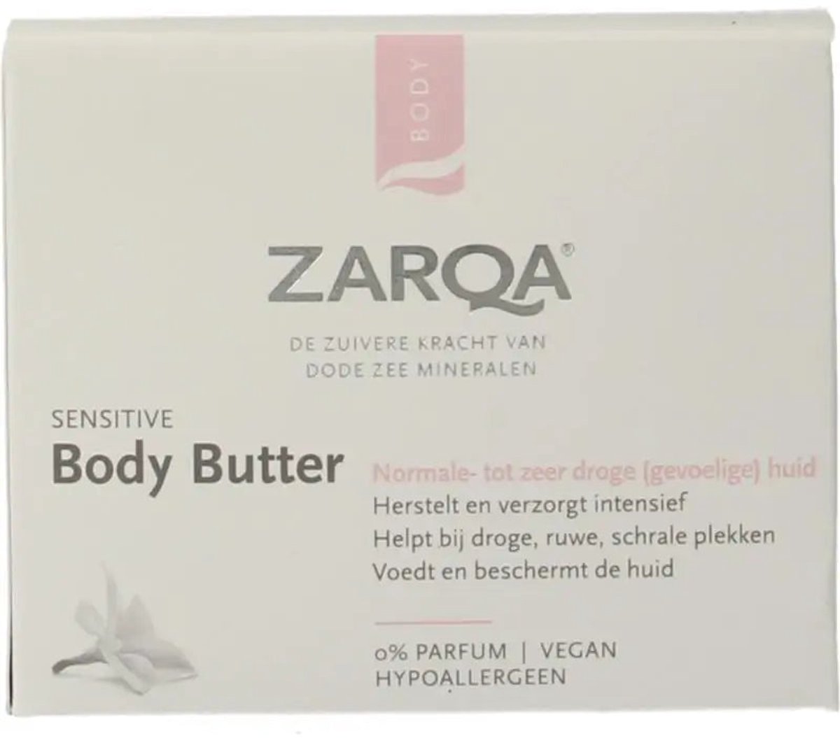 Bol.com ZARQA Sensitive Body Butter - 250ml - Met Dode Zee mineralen aanbieding