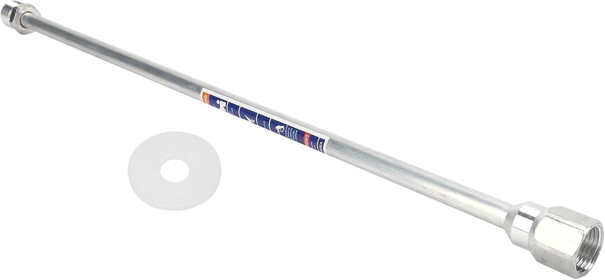 Verlengstang voor verfspuit, universele spuitpistool verlengstang van 20/38/50/75cm, vervangingsgereedschap voor schilderen en spuiten