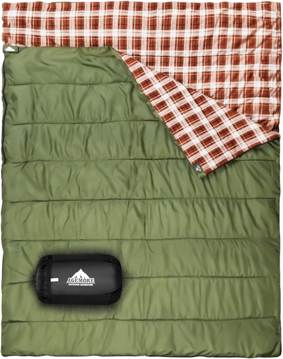 Lakenzak 2 Persoons - Groen - 149,9 x 220 cm - Waterdicht - Voor Kamperen en Wandelen