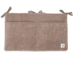 Jollein Boxzak Organizer - 49x30cm - Cloudy Rib - Milky Coffee - Boxopbergzak