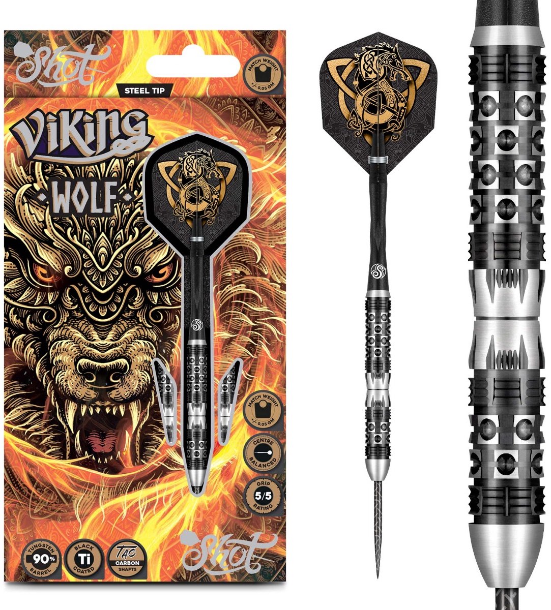 Shot Viking Wolf 90% - Dartpijlen