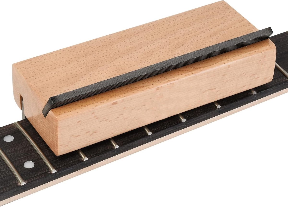 Beveling en Einde Afwerking Gereedschap voor Gitaren - 35 en 90 Graden Luthier Vijl voor Bas, Ukulele, Banjo en Mandoline