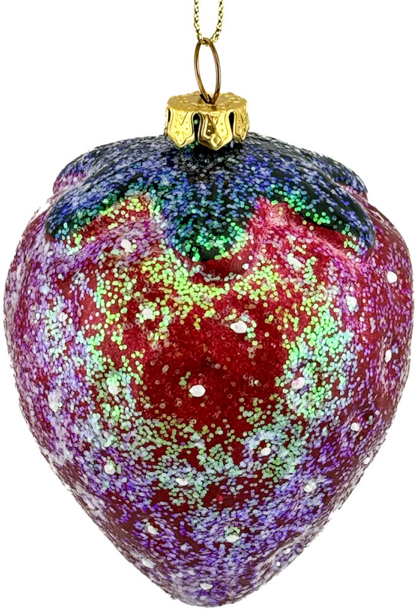 Kerstbal Hanger Aardbei