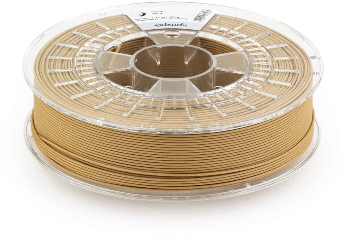 extrudr BDP ø1,75 mm (0,8 kg) 'WOOD/SPRUCE' - wood-gebaseerde 3D-printerfilament! 100% bioafbreekbaar. - ShopVlot