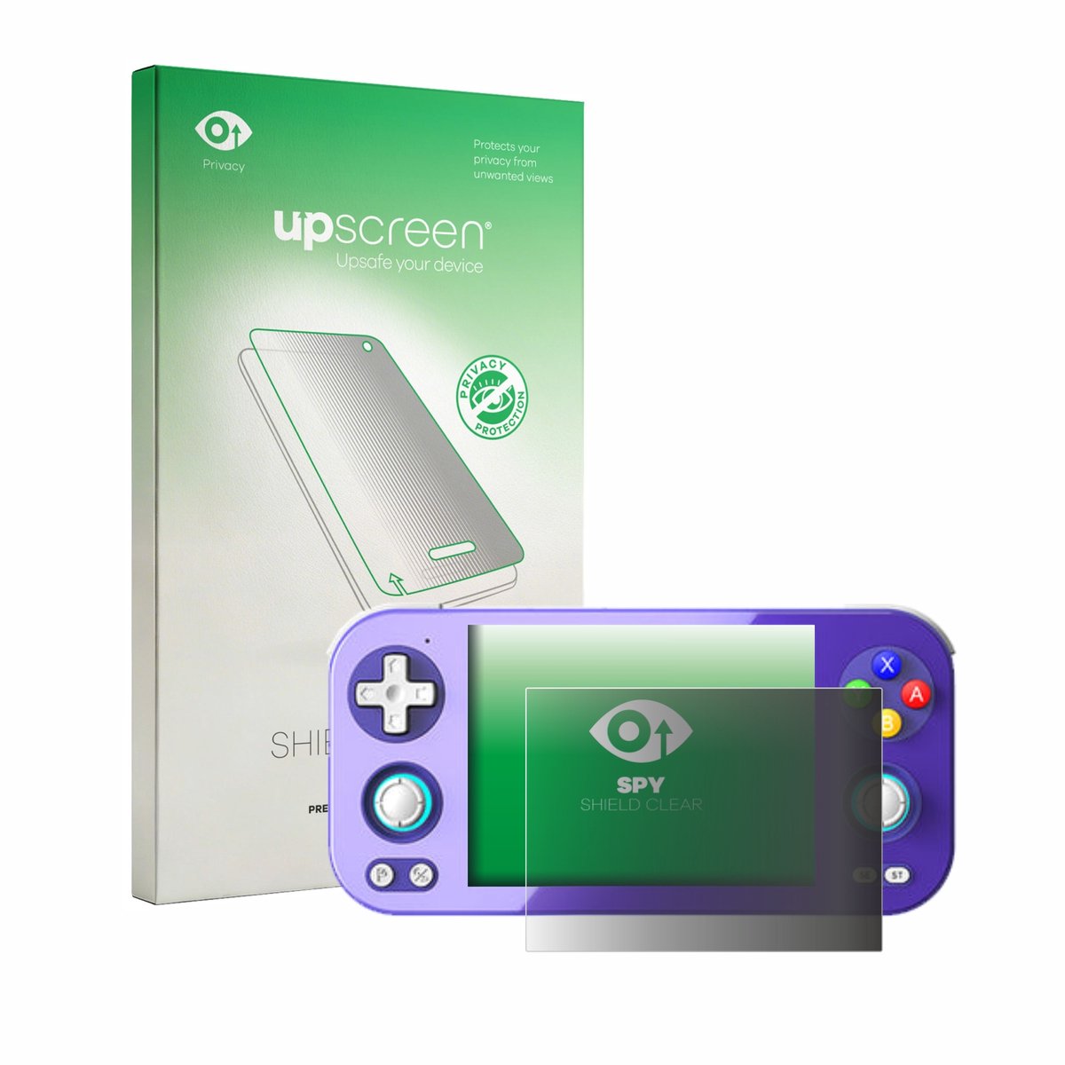 upscreen - privacy screenprotector voor Anbernic RG 476H - Folie Beschermfolie Blauwlichtfilter