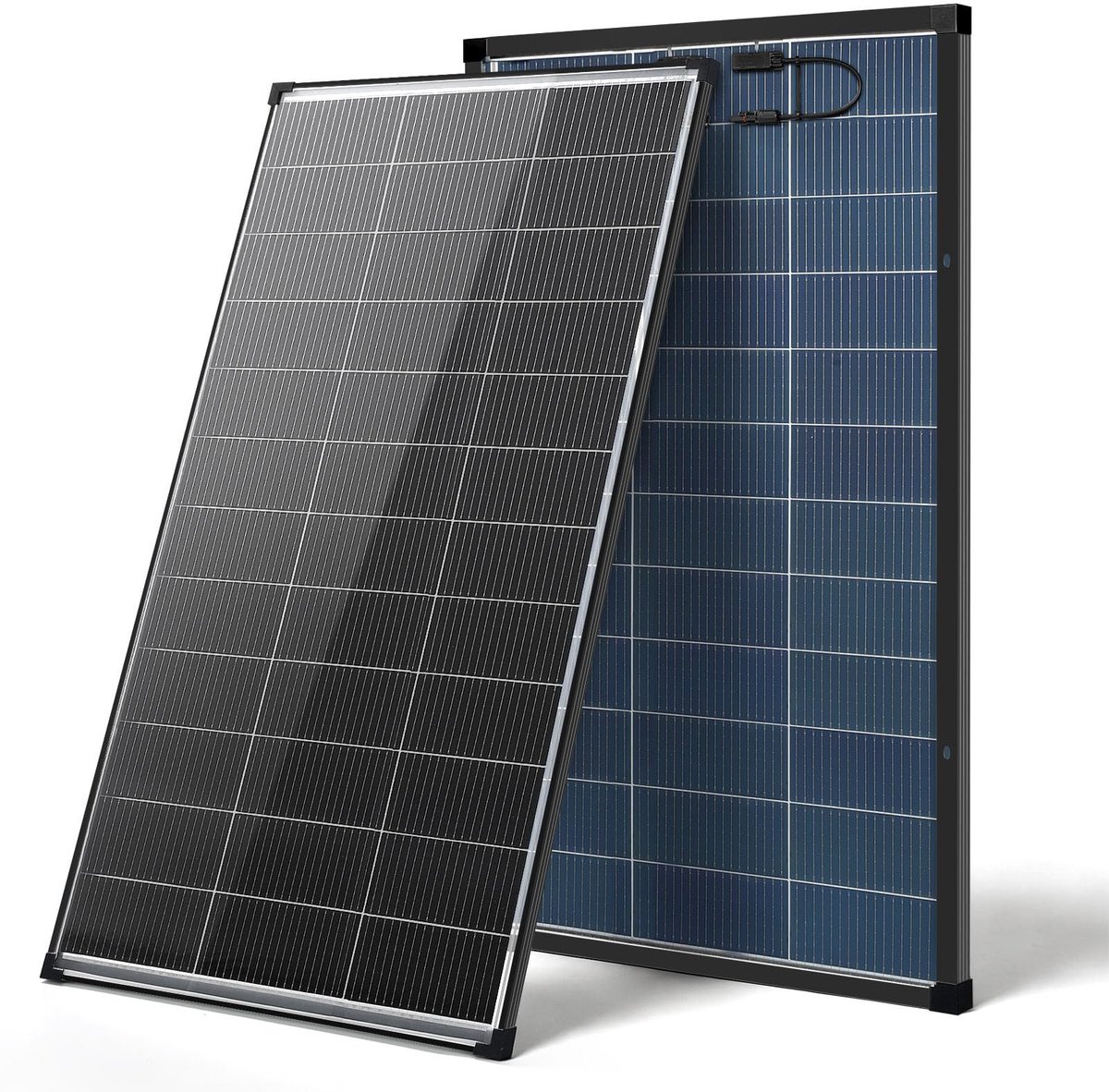 Zonnepaneel 200W tweezijdig 12V, 18BB N-type A+ monokristallijne cel, 25% hoog rendement, IP68 waterdicht voor balkon - ShopVlot
