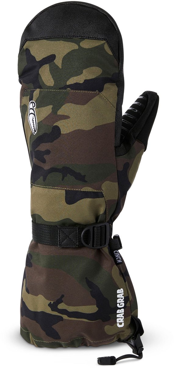 CRAB GRAB Cinch Mitt Wanten en Tan Zwart