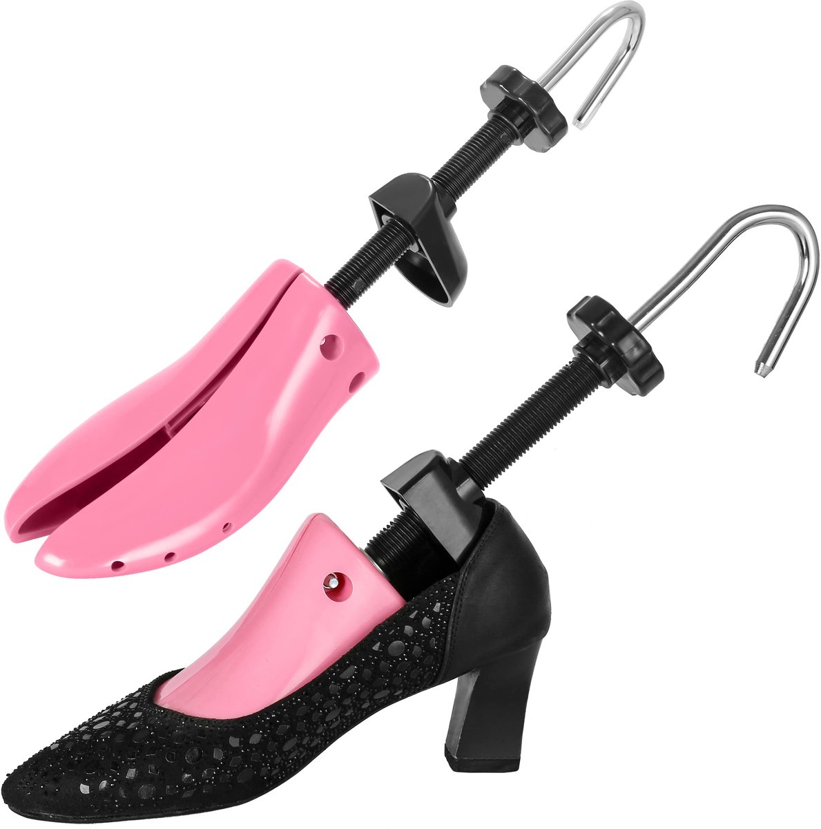 Welsberg 2x Schoenspanners (1 paar) voor dames heren universeel schoenvormer, 4 manieren om schoenen te spannen - ShopVlot