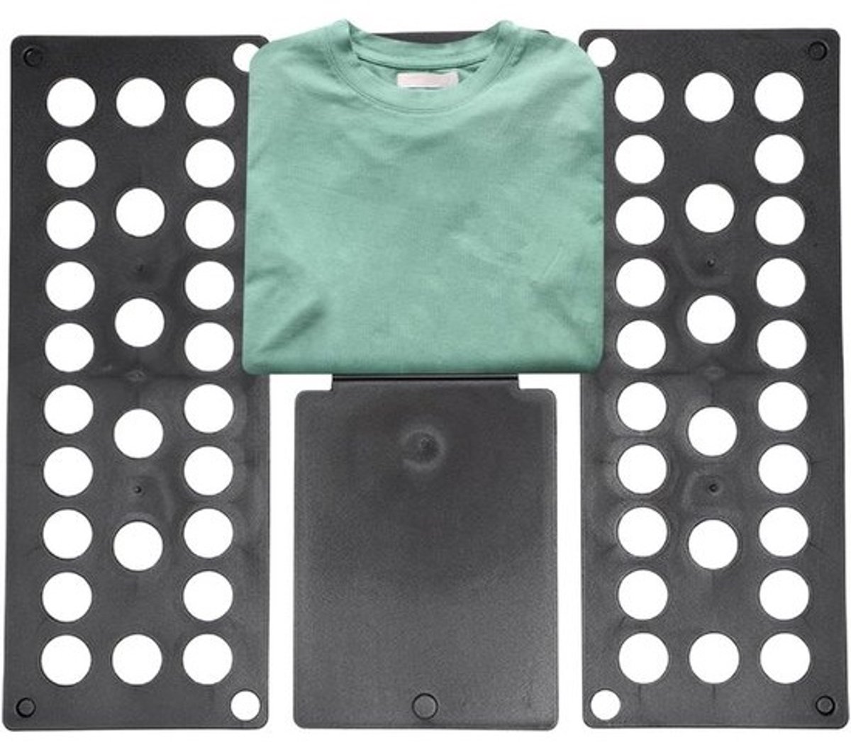 Vouwplank Kleding - Kleding Organizer Hulpmiddel - Snel Kleding Vouwen - Sterk ABS Materiaal - 40 x 48 cm - Zwart
