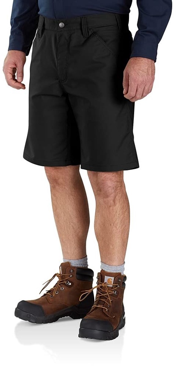 Werkshorts voor Mannen - Flexibel en Vlekbestendig - Zwart