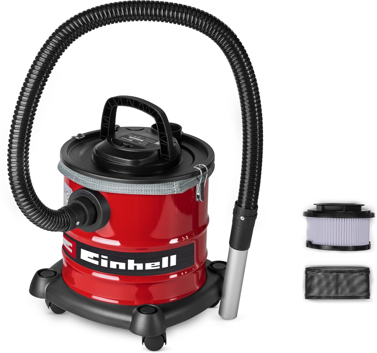 Aszuiger met 850 Watt vermogen - 20 liter tank - Rood/zwart