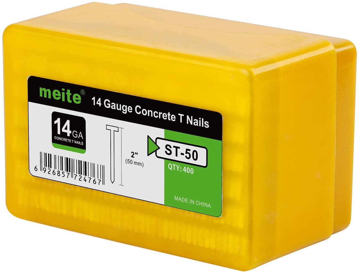 Betonnen T-Nagels - 400 Stuks 14 Gauge 50mm