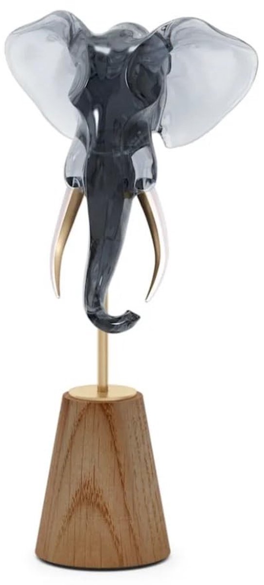 Elegante Olifant Hoofd Decoratie - Multi-Kleurig