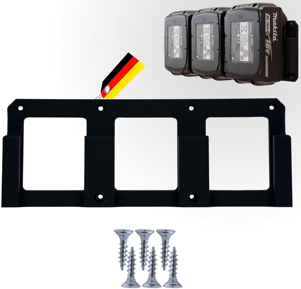 Batterijhouder voor Makita 18V - Onder tafel montage