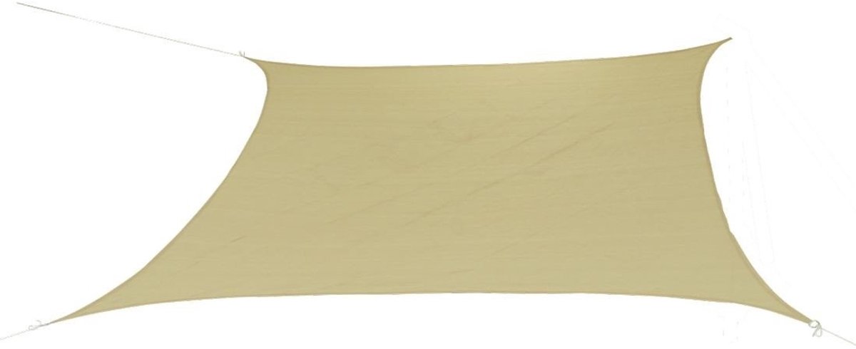 Vierkante Tarp 3.6 x 3.6 m - Waterdicht en Ademend - Sandkleur
