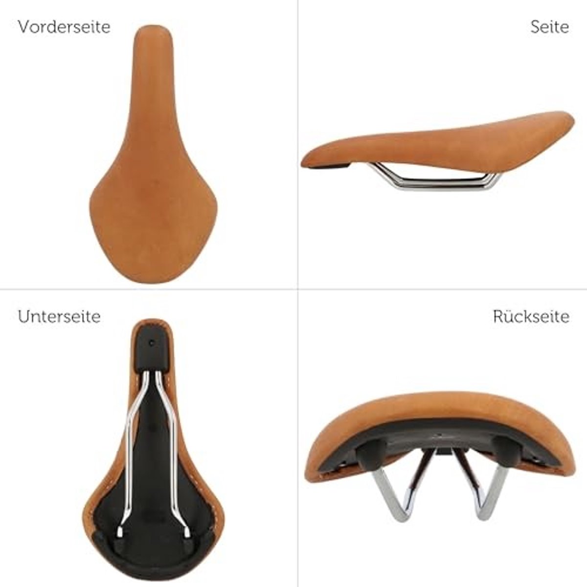 Fietszadel van Echt Leer - Comfortabel en Duurzaam - Bruin