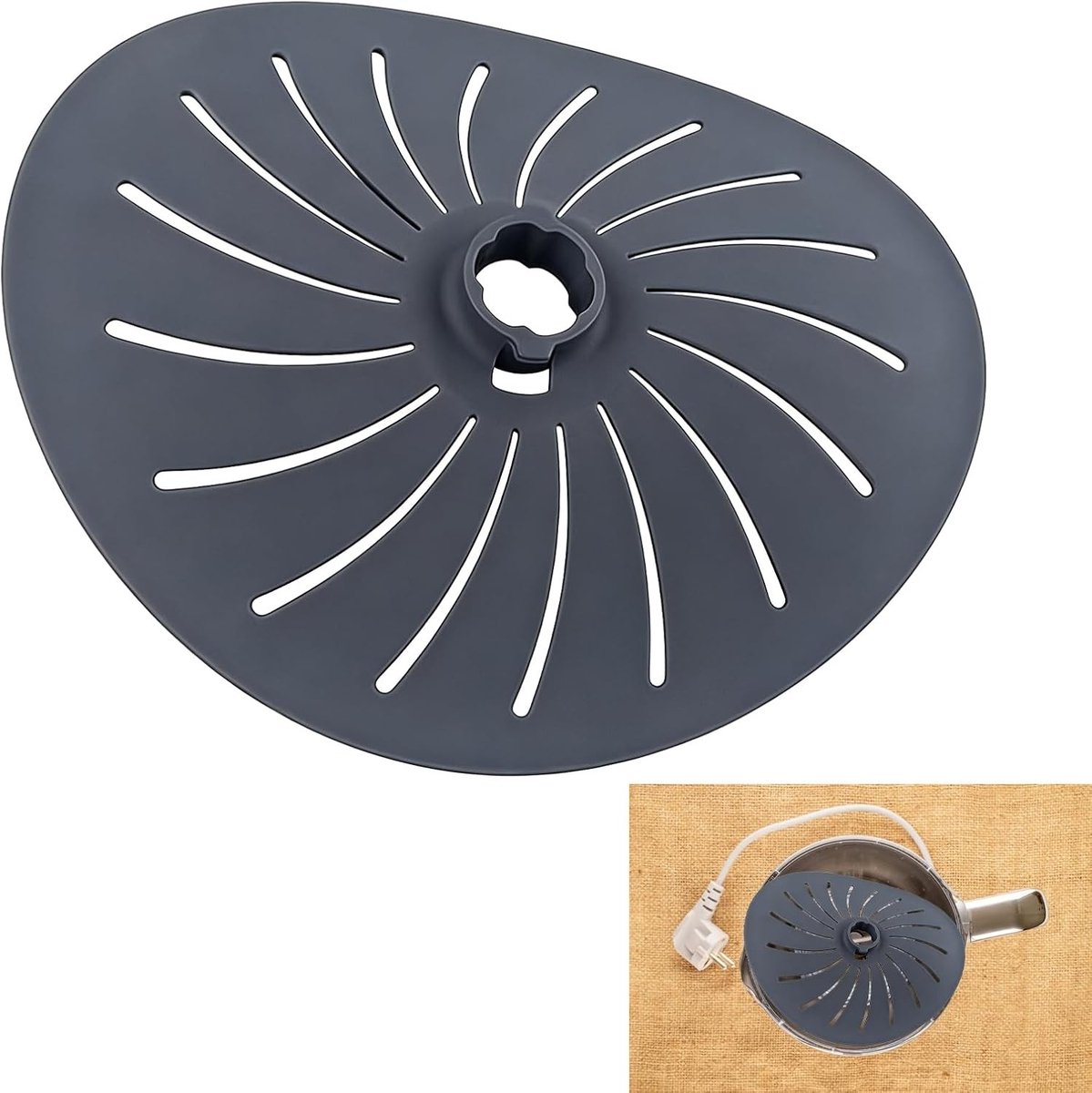 Messenafdekking voor Thermomix, compatibel met TM6, TM5 en TM31, voedselveilig en BPA-vrij, ideale bescherming voor mixmessen en keukenaccessoires