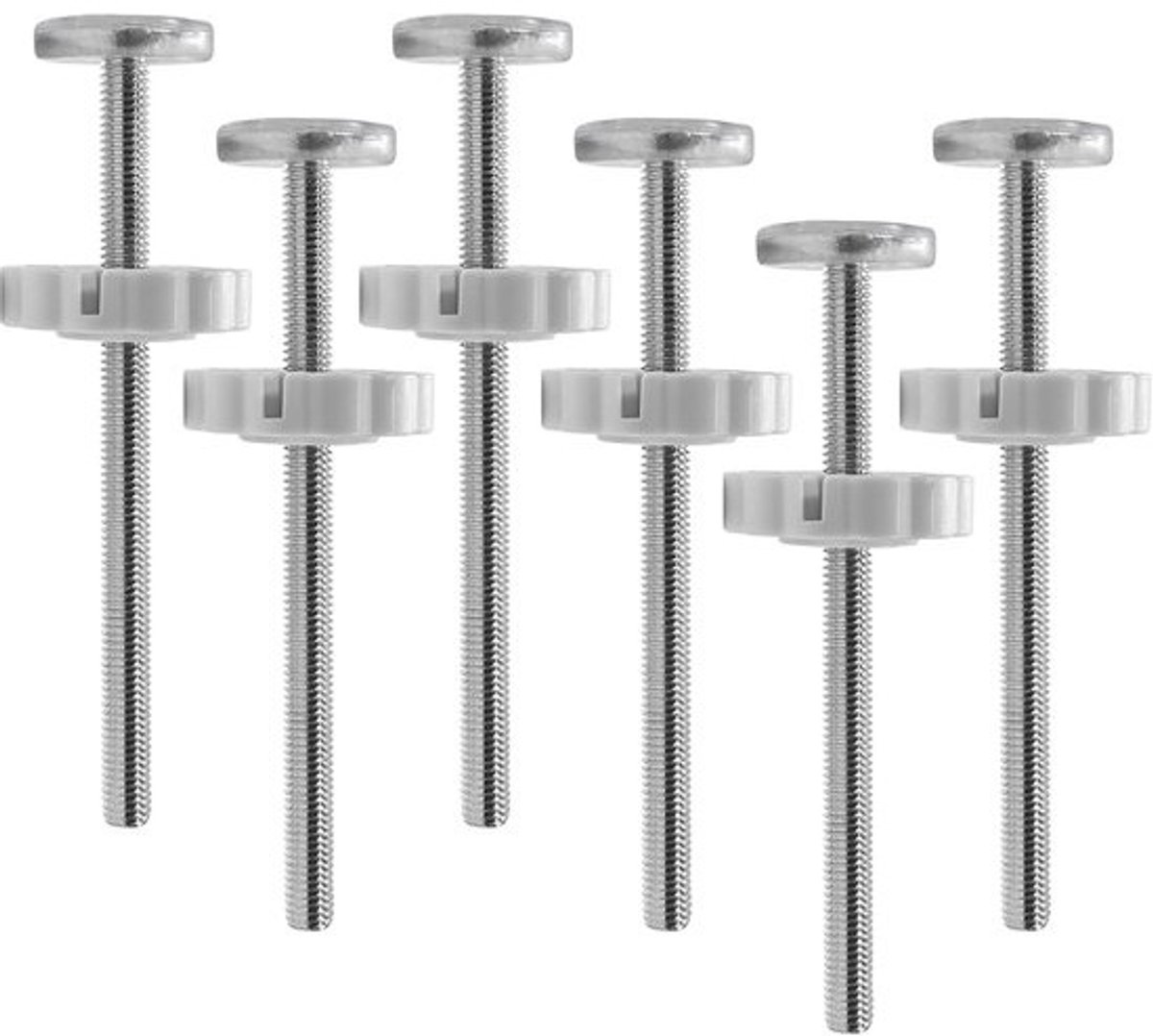 Babyhek Schroeven - Hek Bevestiging - Veiligheid Thuis - 6 Delige Set - M8 Schroeven